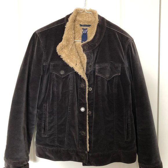 Gap Sherpa Velvet Jacket - Picture 1 of 3